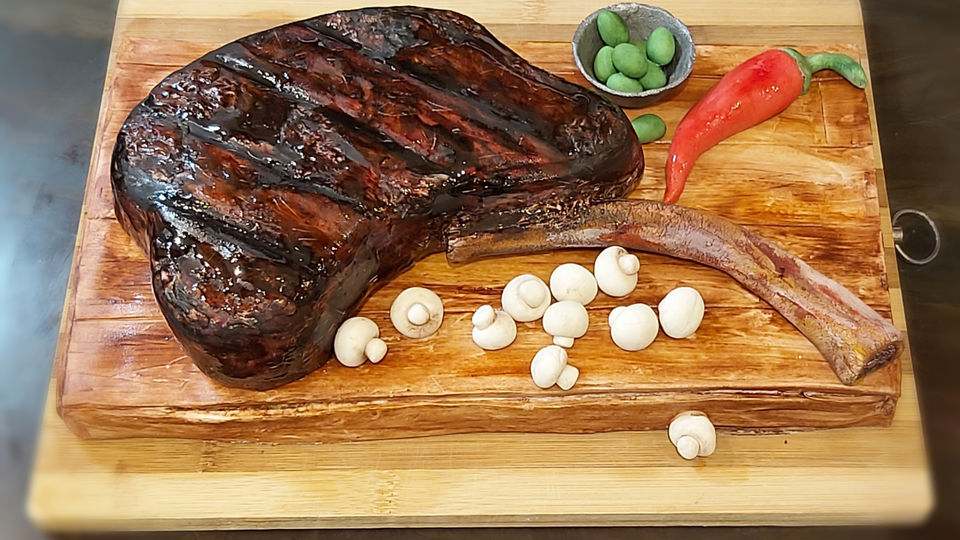 Steak cake